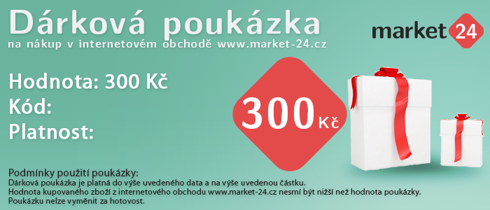 Darčeková poukážka - 300 Kč