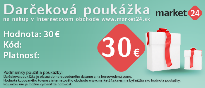 Darčeková poukážka - 30 EUR