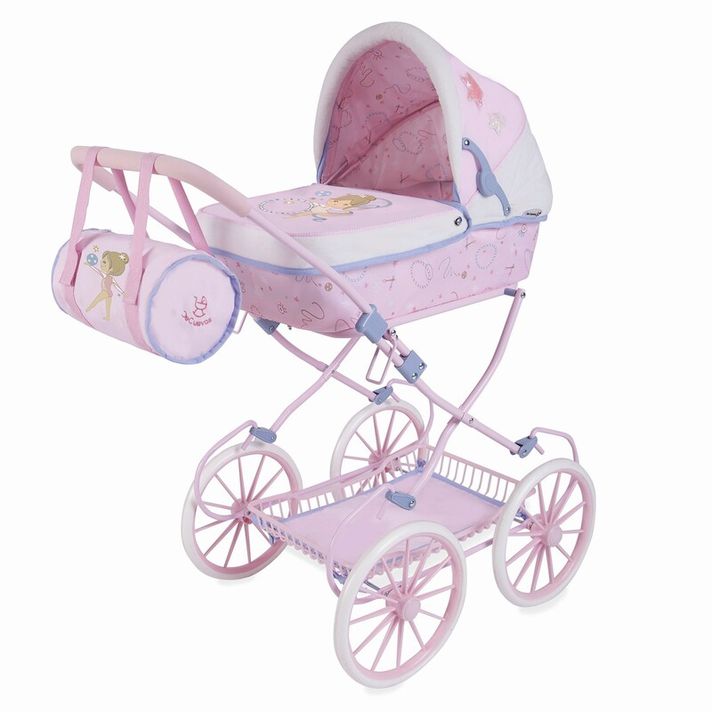 DECUEVAS TOYS - 80051 Skladací kočík pre bábiky s taškou GALA 2023 - 81 cm