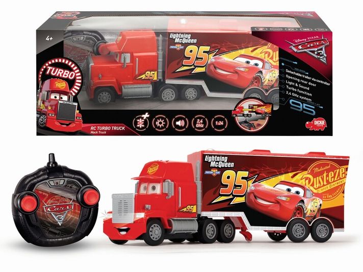 DICKIE - RC Cars 3 Turbo Mack Truck 46 cm, 3kan