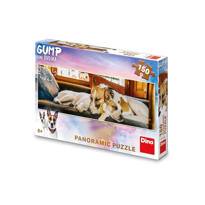 DINO - Gump Sme gaučový pár 150 panoramatické puzzle