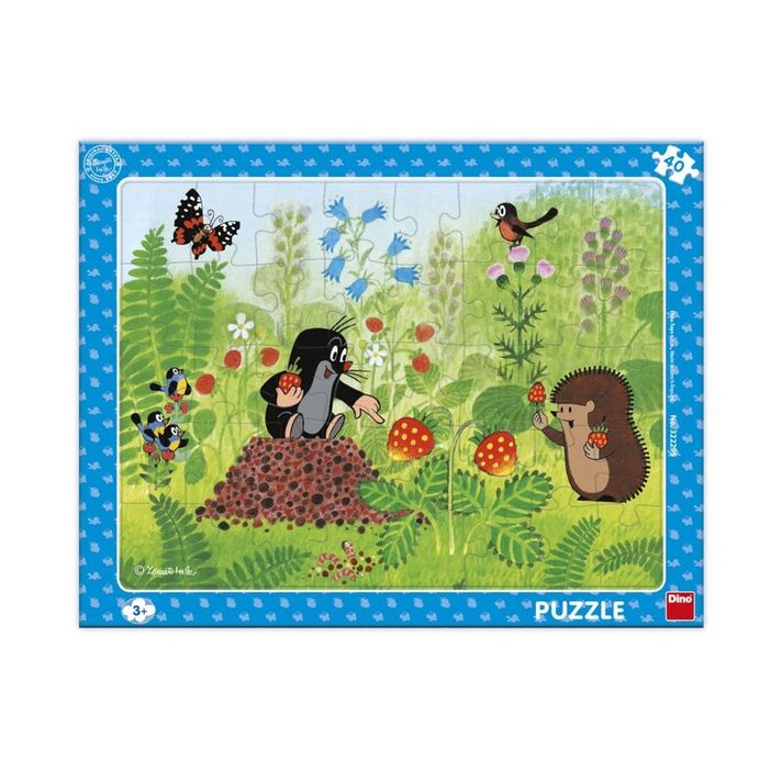 DINO - Krtko A Jahody 40 Doskové Puzzle