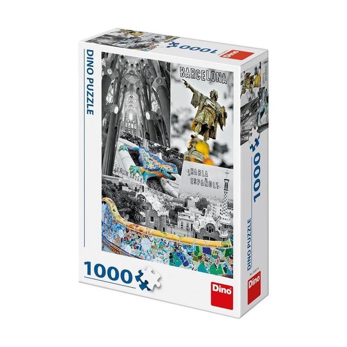 DINOTOYS - BARCELONA - KOLÁŽ 1000 Puzzle