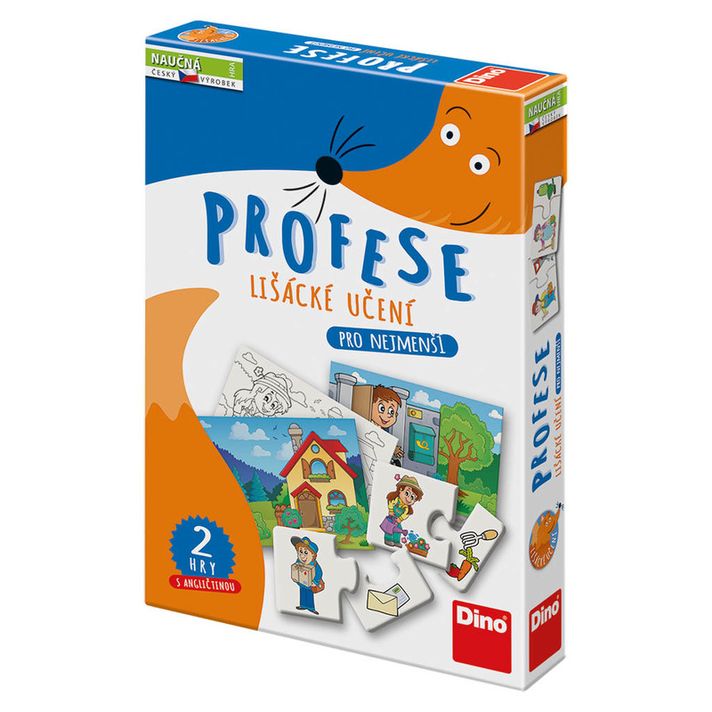 DINOTOYS - LIŠIACKE UČENIE: PROFESIE Náučná hra