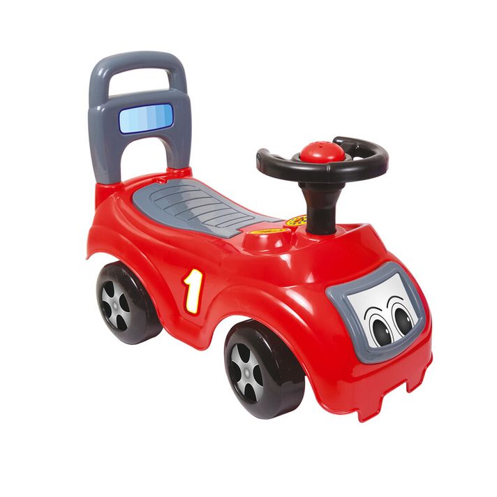 DOLU - Odrážadlo auto červené s operadlom