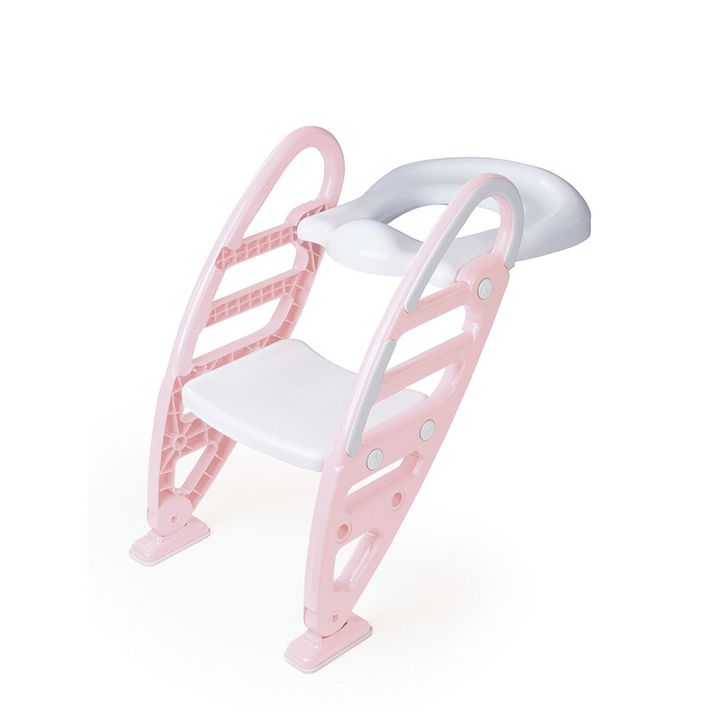 DOLU - Schodíky so sedadlom k toalete ružové