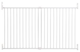 DREAMBABY - Zábrana bezpečnostná Broadway 2-panelová extra široká 76-134,5 cm biela
