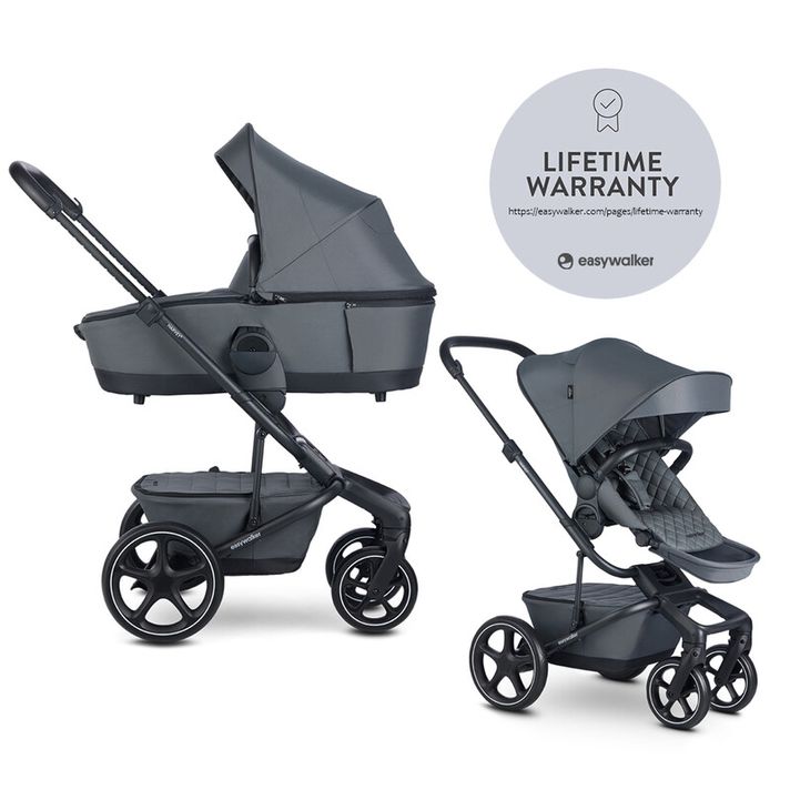 EASYWALKER - Kočík kombinovaný Harvey Premium 2v1 Mineral Grey LITE RWS