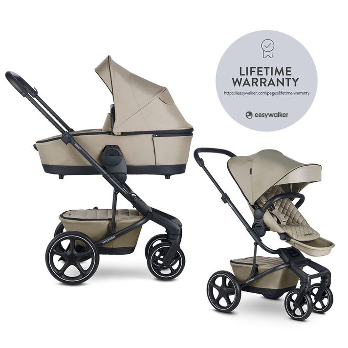 EASYWALKER - Kočík kombinovaný Harvey Premium 2v1 Pearl Taupe LITE RWS