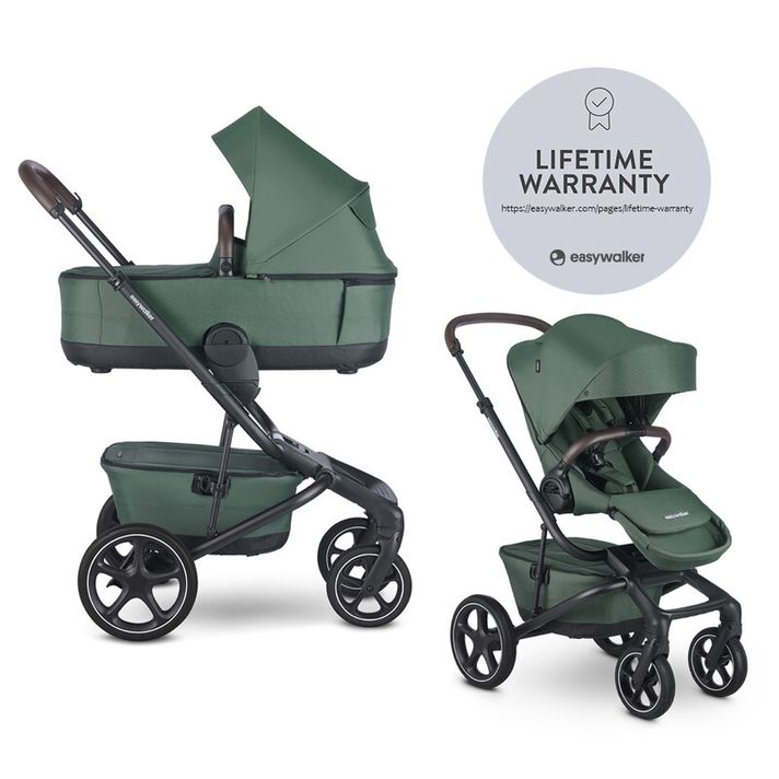 EASYWALKER - Kočík kombinovaný Jimmey 2v1 Pine Green LITE RWS