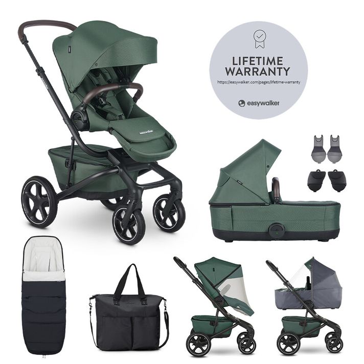 EASYWALKER - Kočík kombinovaný Jimmey Pine Green XXL RWS