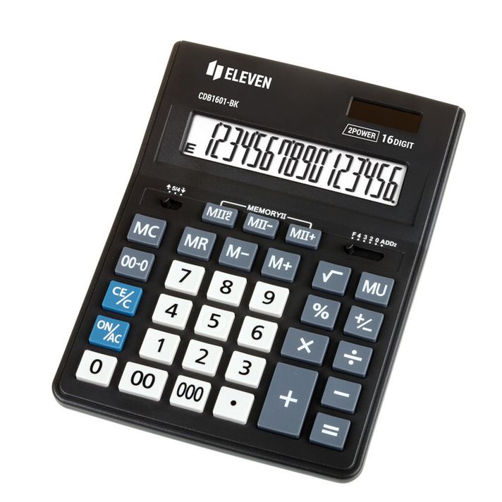 ELEVEN  - CDB 1601 BLACK kalkulátor