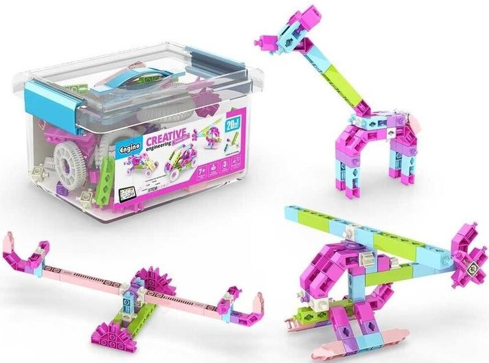 ENGINO - Creative engineering 20 in 1 : maker girl