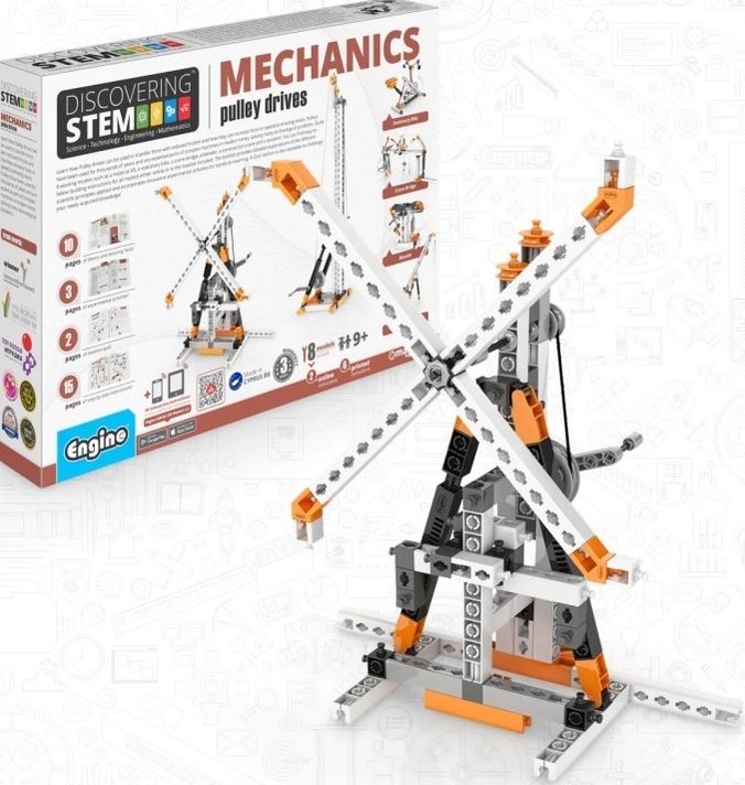 ENGINO - STEM MECHANICS: Kladkové pohony