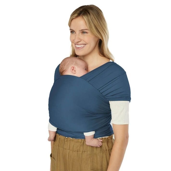 ERGOBABY - ŠATKA/Aura Sustainably Sourced Knit Baby Wrap - Twilight Navy