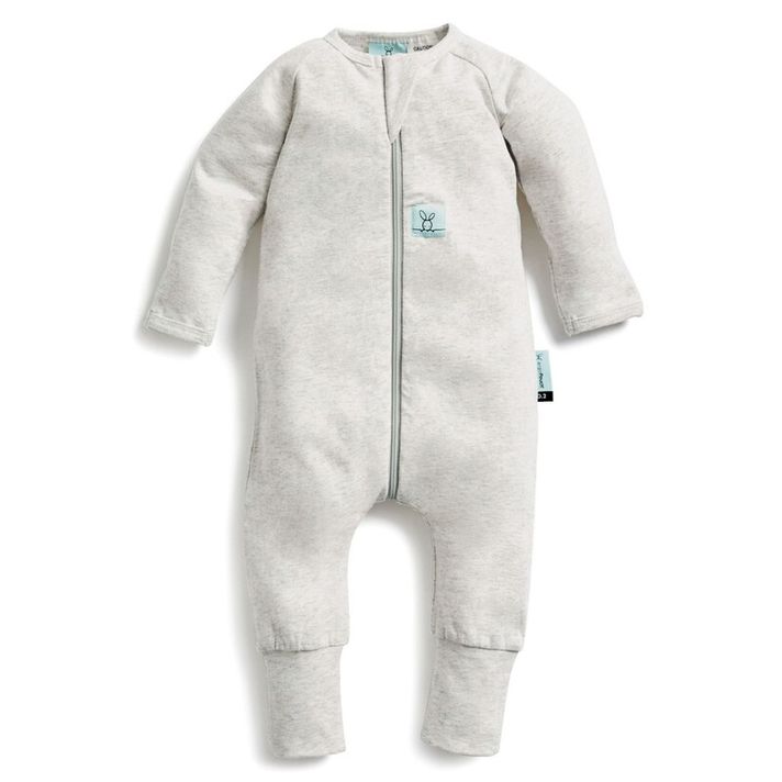 ERGOPOUCH - Overal na spanie organická bavlna Layers Grey Marle 3-6 m, max 8 kg, 0,2 tog