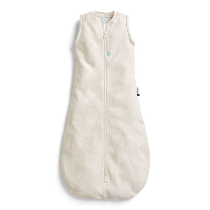 ERGOPOUCH - Vak na spanie organická bavlna Jersey Oatmeal Marle 3-12 m, 6-10 kg, 0,2 tog