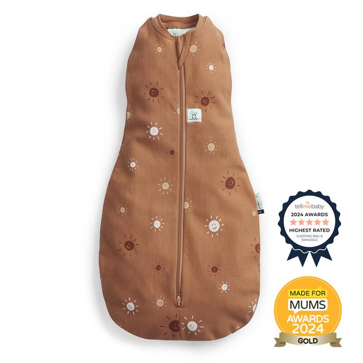 ERGOPOUCH - Zavinovačka a vak na spanie 2v1 Cocoon Sunny 0-3 m, 3-6 kg, 0,2 tog