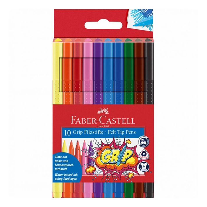 FABER CASTELL - Fixy Grip - sada 10 ks