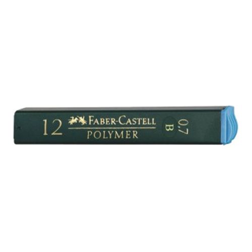 FABER CASTELL - Grafitové tuhy B / 0,7 mm, 12 ks