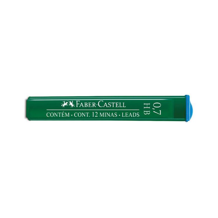 FABER CASTELL - Grafitové tuhy HB / 0,7 mm, 12 ks