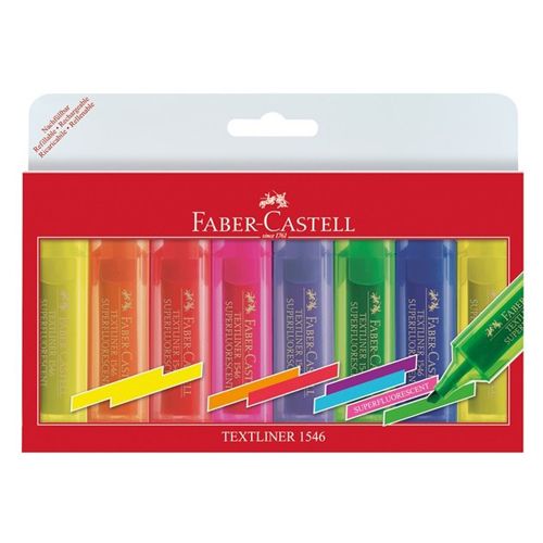 FABER CASTELL - Zvýrazňovač Textliner1546 / sada 8ks