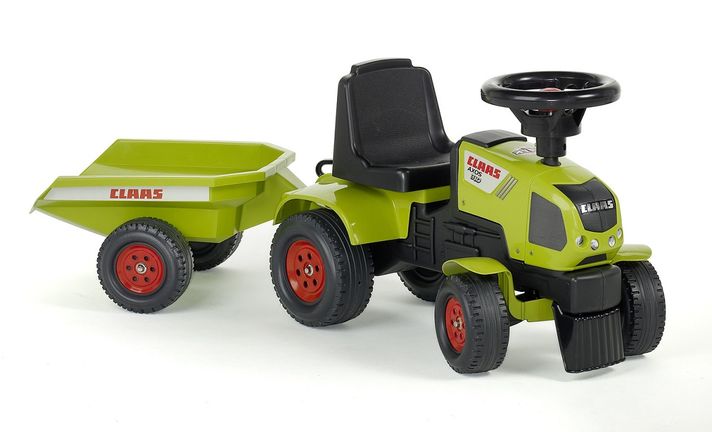 FALK - odrážadlo 1012B Baby Claas Axos s vlečkou