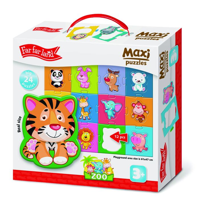 FAR FAR LAND - MAXI puzzle 24. Zoo (61*47 cm)