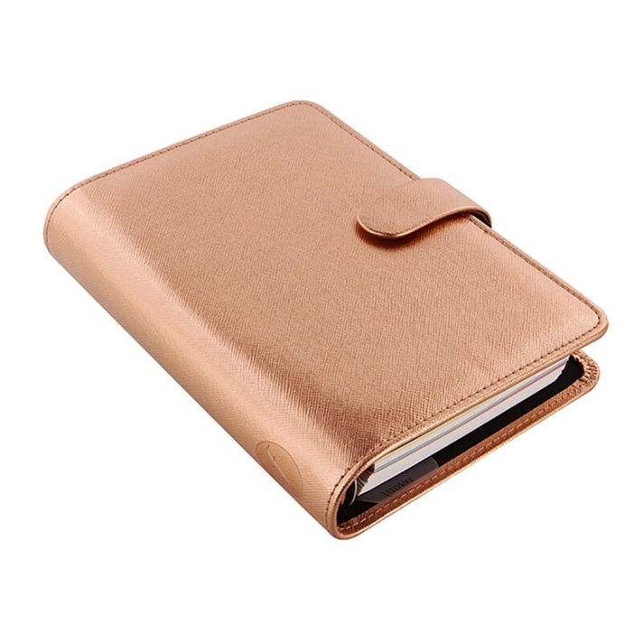 FILOFAX - Diár Saffiano Gold, osobný