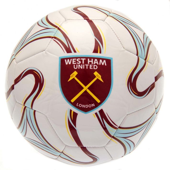 FOREVER COLLECTIBLES - Futbalová lopta WEST HAM UNITED F.C. Football CW (veľkosť 5)