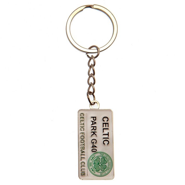 FOREVER COLLECTIBLES - Kovový prívesok na kľúče CELTIC F.C. Street Sign Keyring