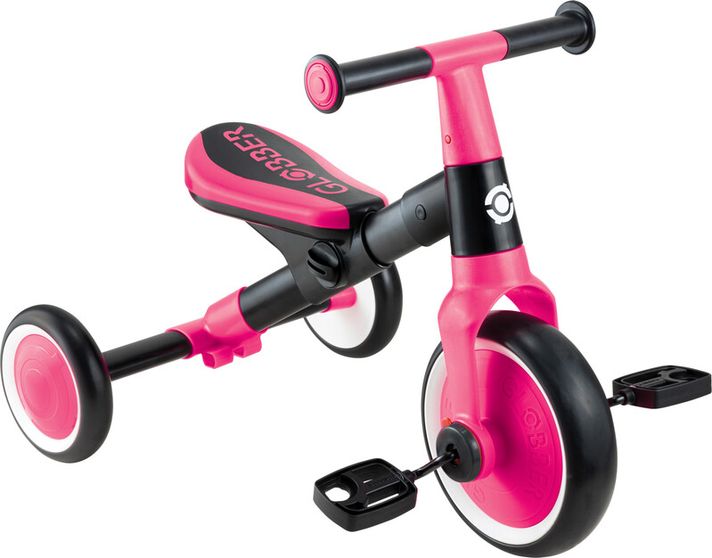 GLOBBER - detské odrážadlo trojkolesové - Learning Trike - Fuchsia Pink