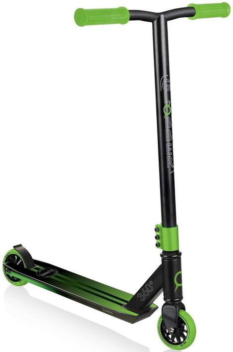 GLOBBER - Freestyle Kolobežka STUNT SCOOTER GS 360 Black - lime green