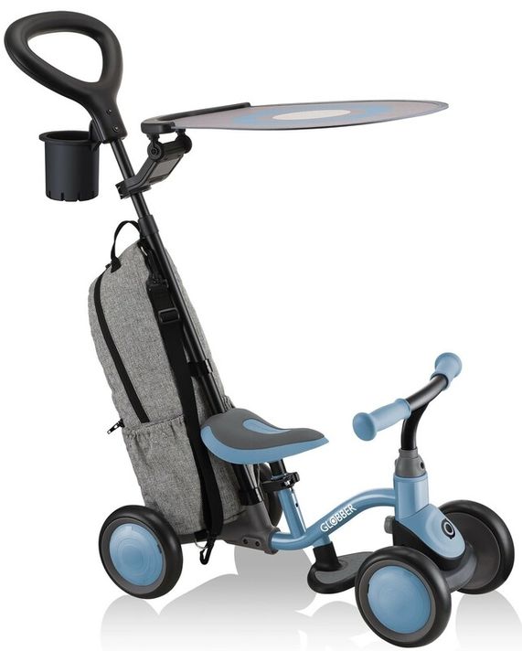 GLOBBER - odrážadlo 3v1 Deluxe - Learning Bike 3in1 Deluxe - Ash Blue