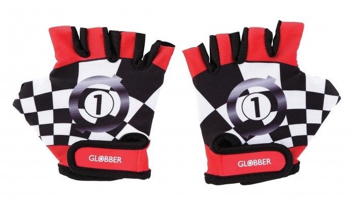 GLOBBER - Toddler detské ochranné rukavičky XS - racing red