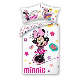 HALANTEX - Obojstranné bavlnené obliečky MINNIE MOUSE, 140/200+70/90, MN1967BL