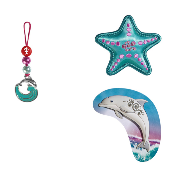 HAMA - Doplnkový set obrázkov MAGIC MAGS Dolphin Lana k aktovkám GRADE, SPACE, CLOUD, KID