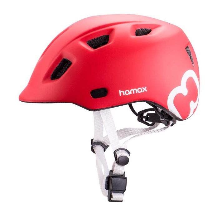 HAMAX - Cyklohelma Thundercap Red/Silver 52-57