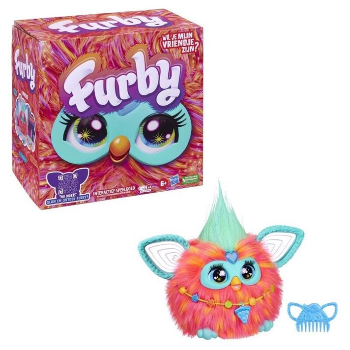 HASBRO - Furby V Korálovej Farbe