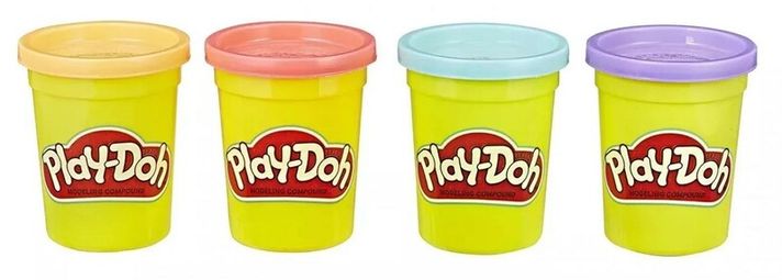 HASBRO - Play-doh plastelína 4 kelímky sweet 14E4869