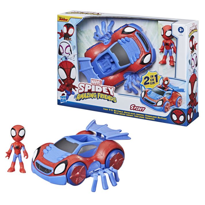 HASBRO - Spidey Amazing Friends Figúrka S Vozidlom