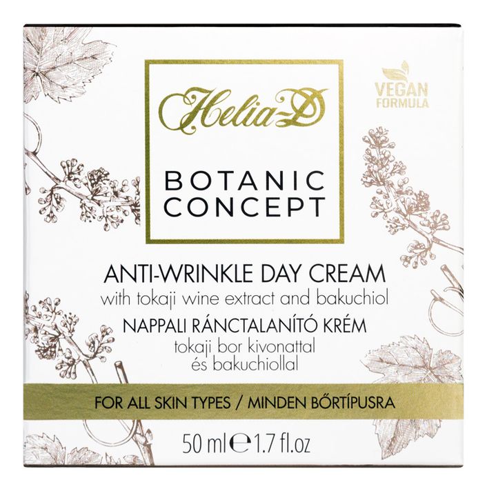 HELIA-D - Botanic Concept Denný krém proti vráskam s tokajským vínnym extraktom 50 ml