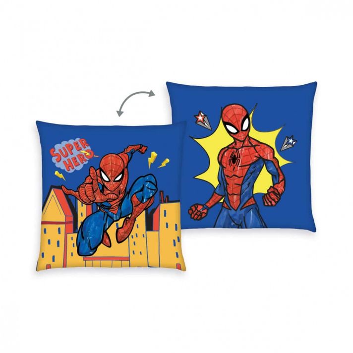 HERDING - Obojstranný dekoračný vankúšik 40/40cm Spiderman