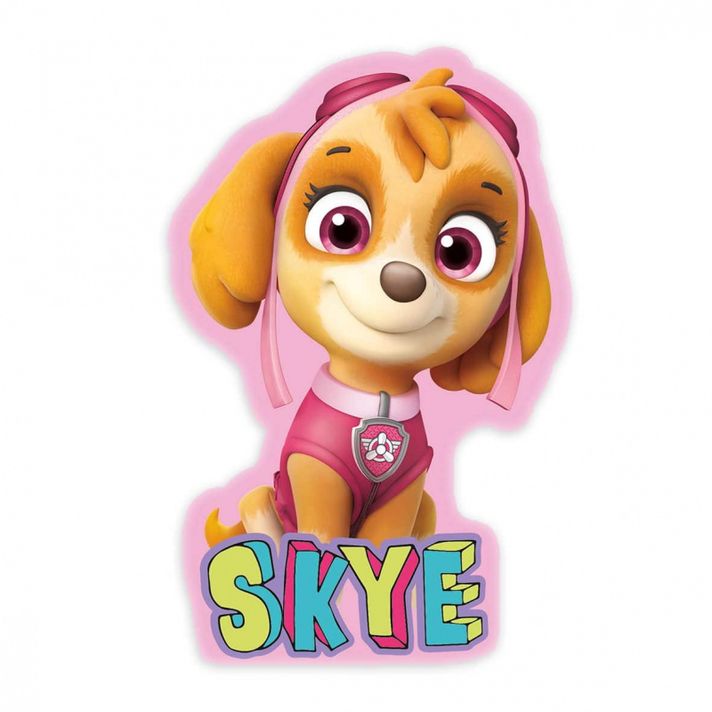 HERDING - Tvarovaný 3D dekoračný vankúš Paw Patrol Skye