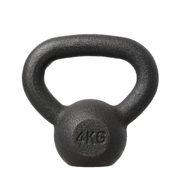 HMS - Liatinový kettlebell KZG04 4 kg, čierny