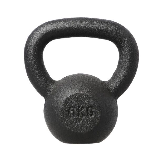 HMS - Liatinový kettlebell KZG06 6 kg, čierny