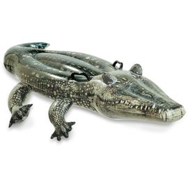 INTEX - Nafukovací realistický krokodíl s držadlami 57551