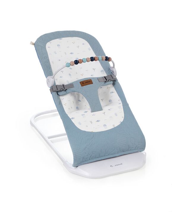 JANÉ - Lehátko pohupujúce ergonomické Baluu, od 0+ do 9kg, Lazuli Blue