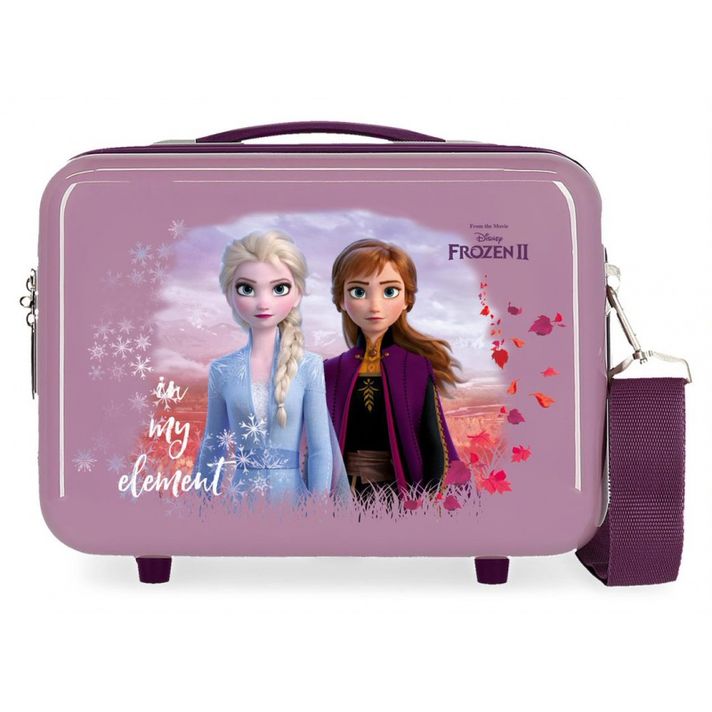 JOUMMA BAGS - DISNEY FROZEN, ABS Cestovný kozmetický kufrík, 21x29x15cm, 9L, 4013923