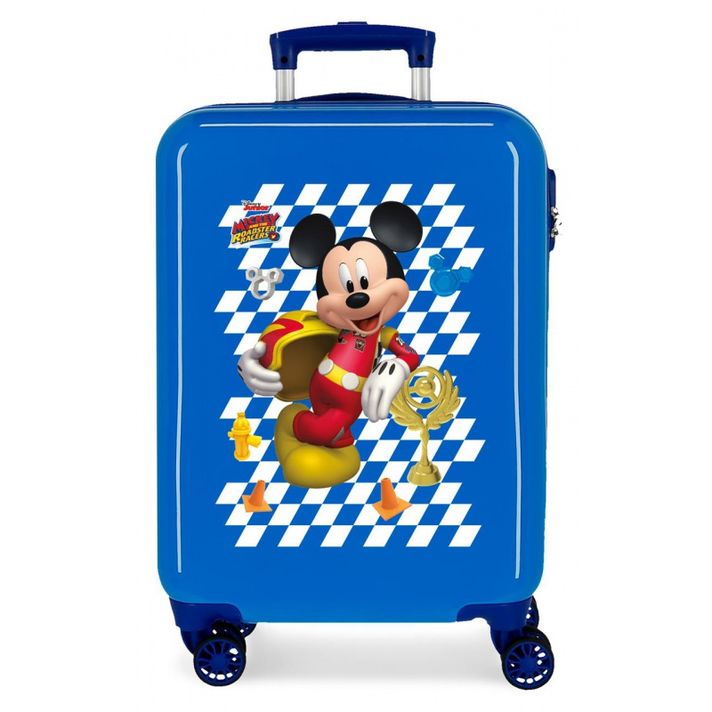 JOUMMA BAGS - Luxusný detský ABS cestovný kufor MICKEY MOUSE Good Mood, 55x38x20cm, 34L, 4641465